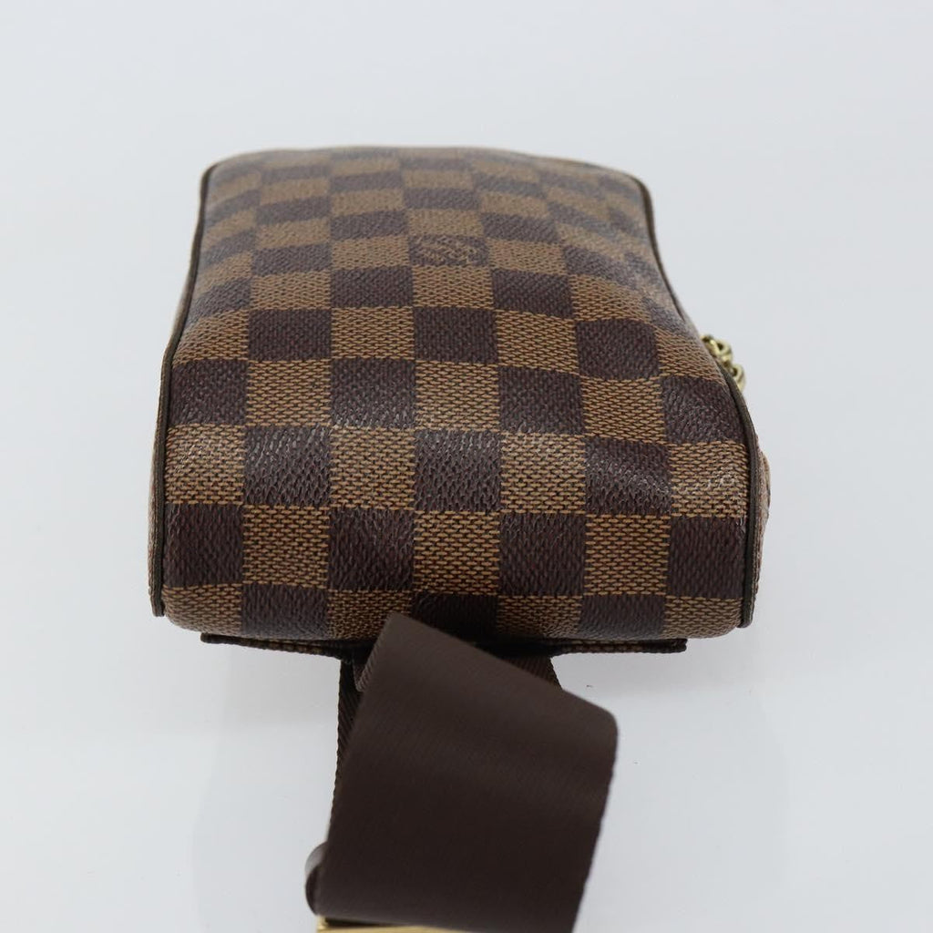 Louis Vuitton Geronimos Waist Bag Damier Brown Canvas Shoulder Bag