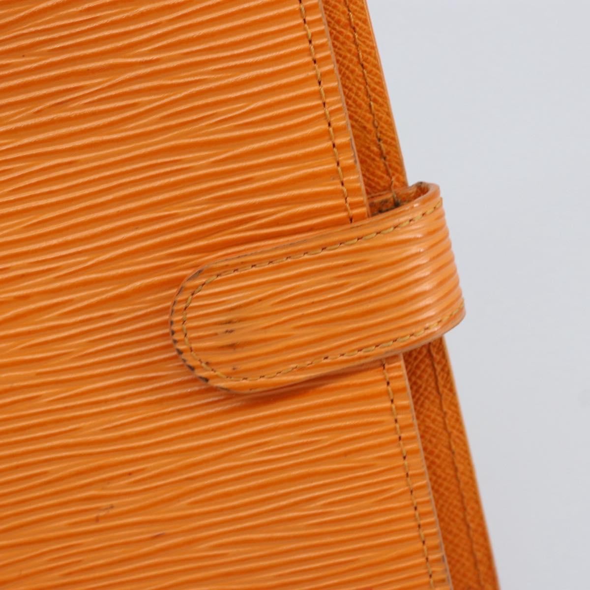 Louis Vuitton Agenda Cover Epi Leather Orange Leather Wallets Accessory