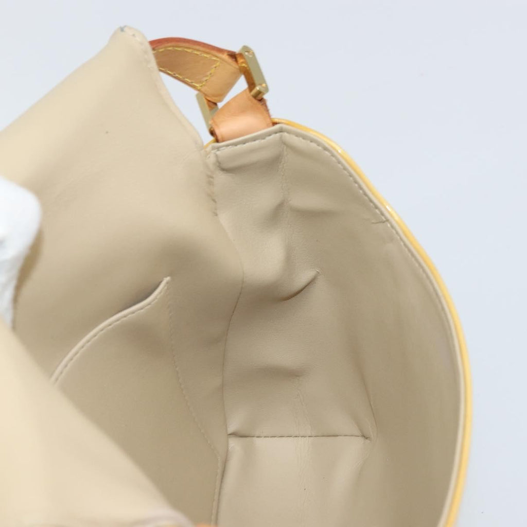 Louis Vuitton Thompson Street Handbag Monogram Vernis Beige Patent_Leather Shoulder Bag