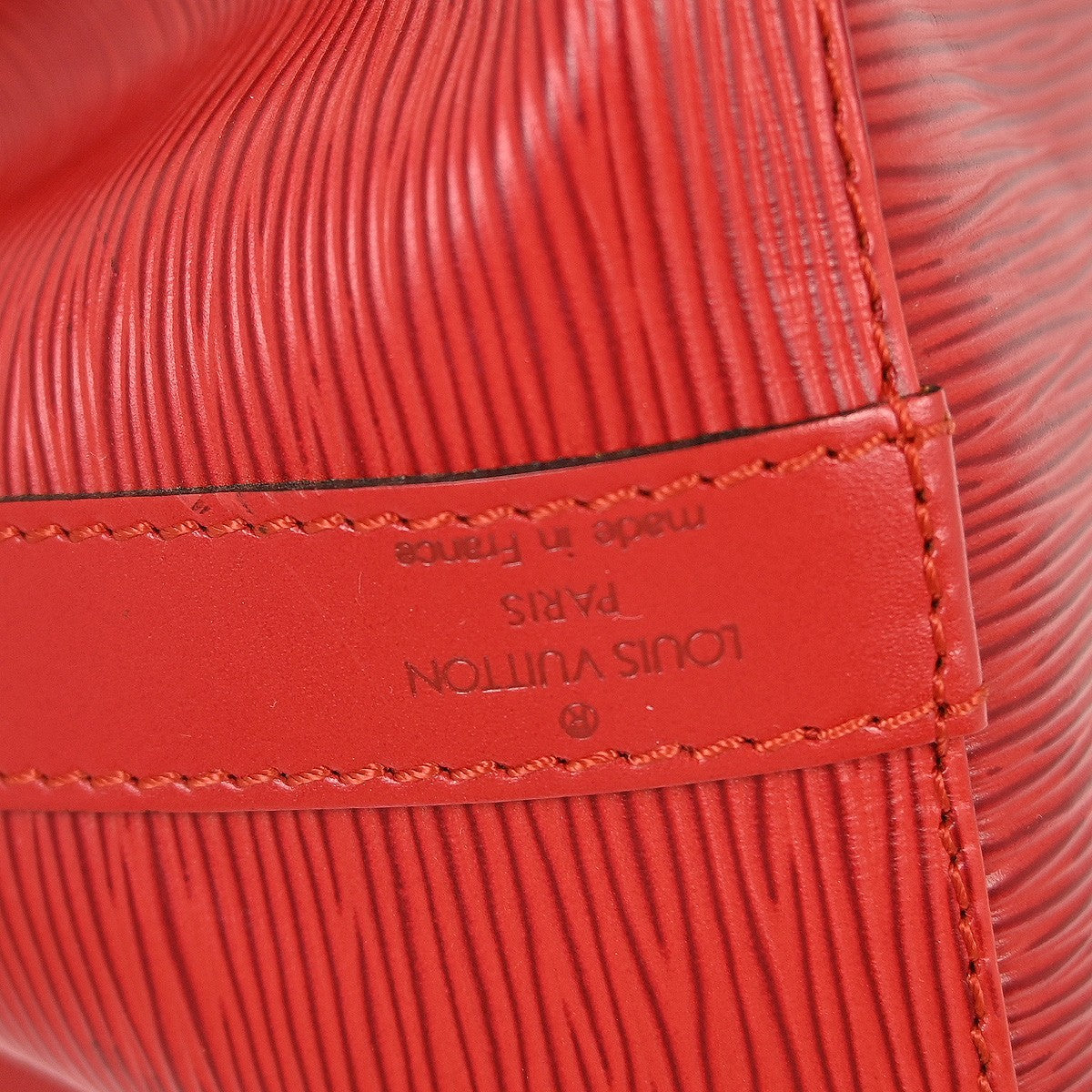 Louis Vuitton Noe Handbag Epi Leather Red Leather Shoulder Bag