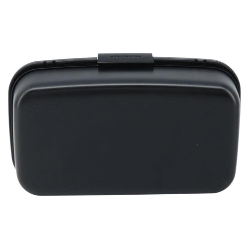 Balenciaga Logo Lunch Box Bag Plastic Black Plastic Clutche & Pouche