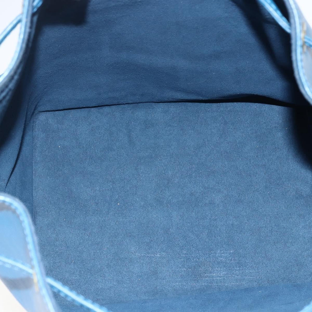 Louis Vuitton Noe Handbag Epi Leather Blue Leather Shoulder Bag