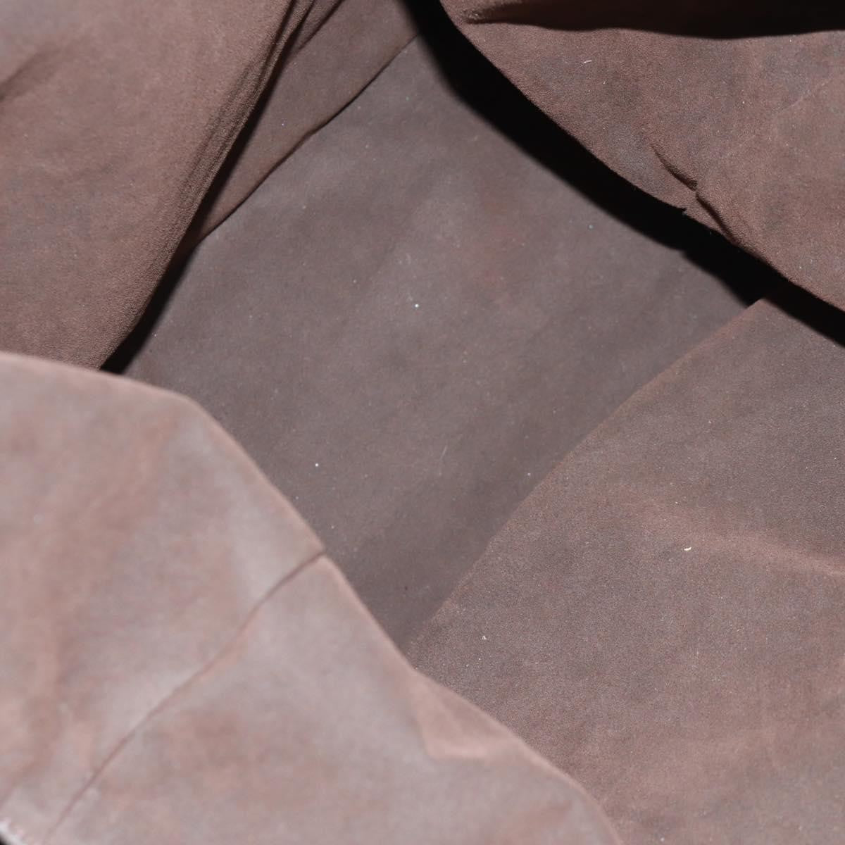 Louis Vuitton L Hobo Surya Leather Brown Patent_Leather Tote Bag