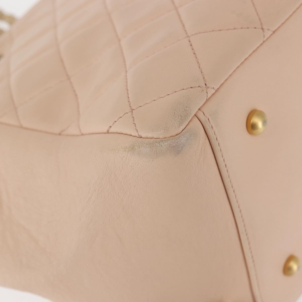 Chanel Petite Timeless Tote Quilted Calfskin Beige Leather Bag