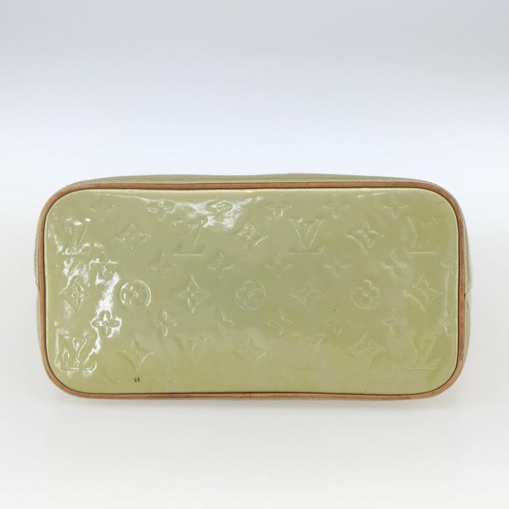 Louis Vuitton Houston Handbag Monogram Vernis Green Patent_Leather Tote Bag