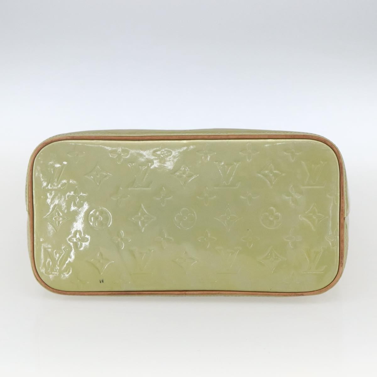 Louis Vuitton Houston Handbag Monogram Vernis Green Patent_Leather Tote Bag