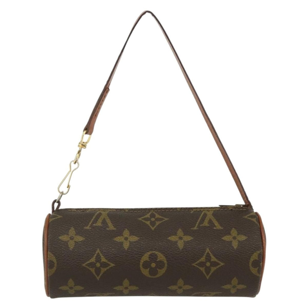 Louis Vuitton Papillon Pochette Monogram Canvas Brown Canvas Clutche & Pouche Bag