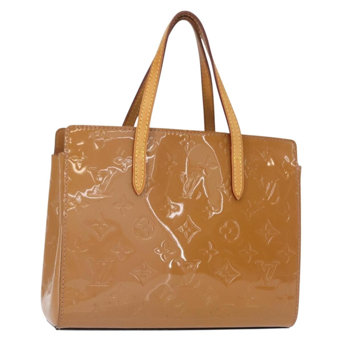 Louis Vuitton Catalina Handbag Monogram Vernis Pink Patent_Leather Handbag