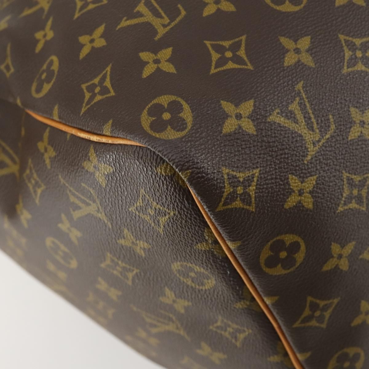 Louis Vuitton Keepall Bag Monogram Canvas Brown Canvas Travel Bag