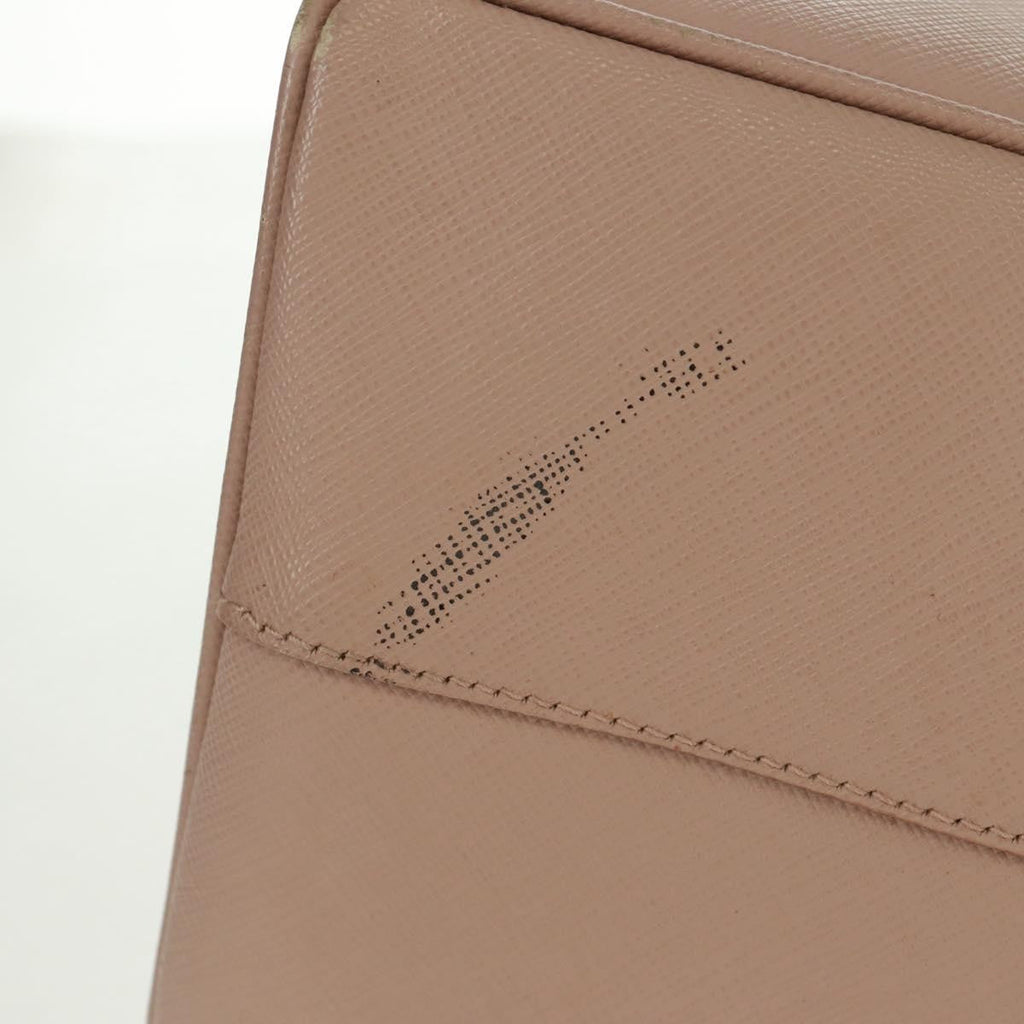 Prada Double Zip Lux Tote Saffiano Leather Pink Leather Tote Bag Bag