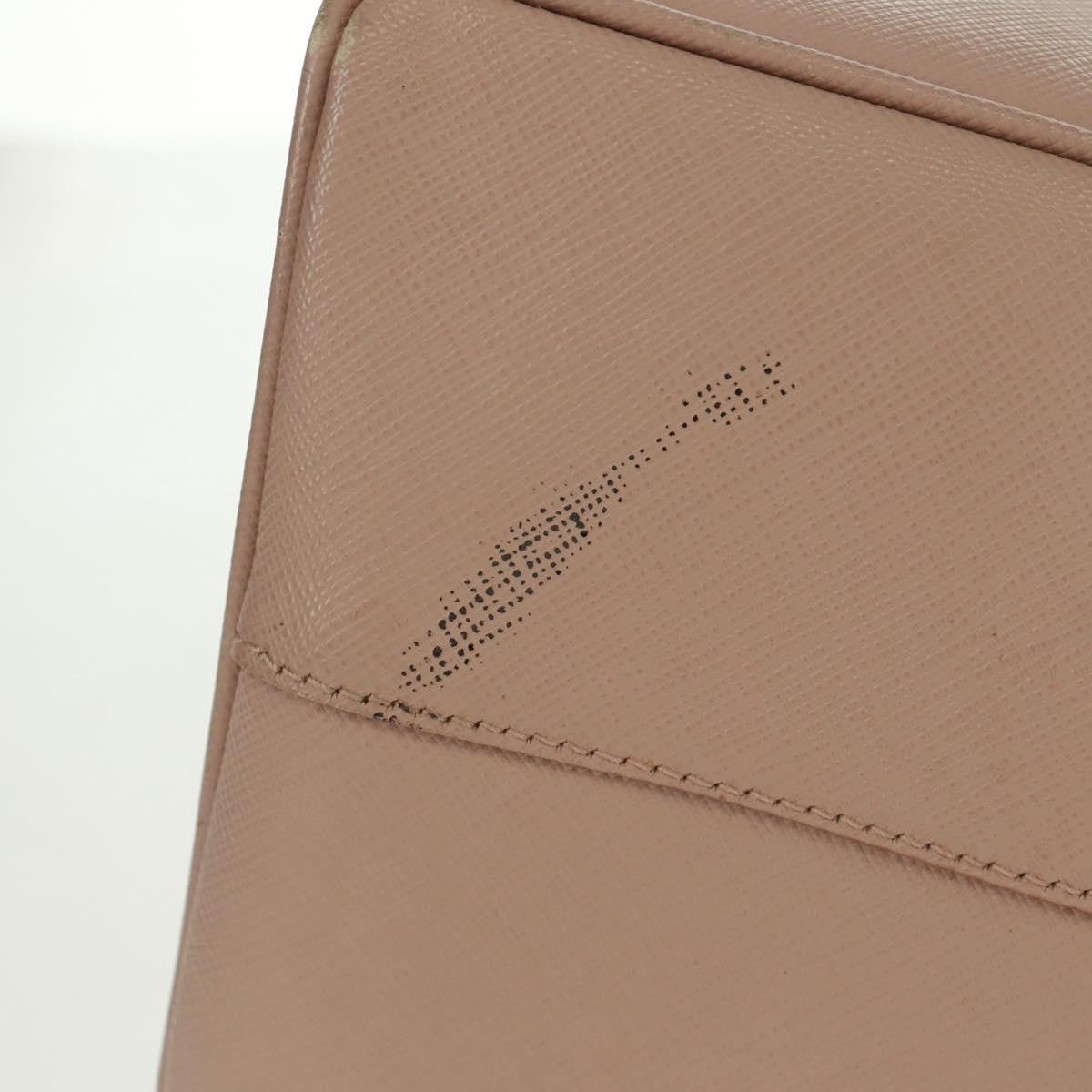 Prada Double Zip Lux Tote Saffiano Leather Pink Leather Tote Bag Bag
