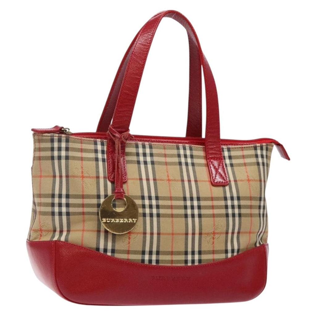 Burberry Nova Check Handbag Nova Check Canvas Beige Canvas Handbag