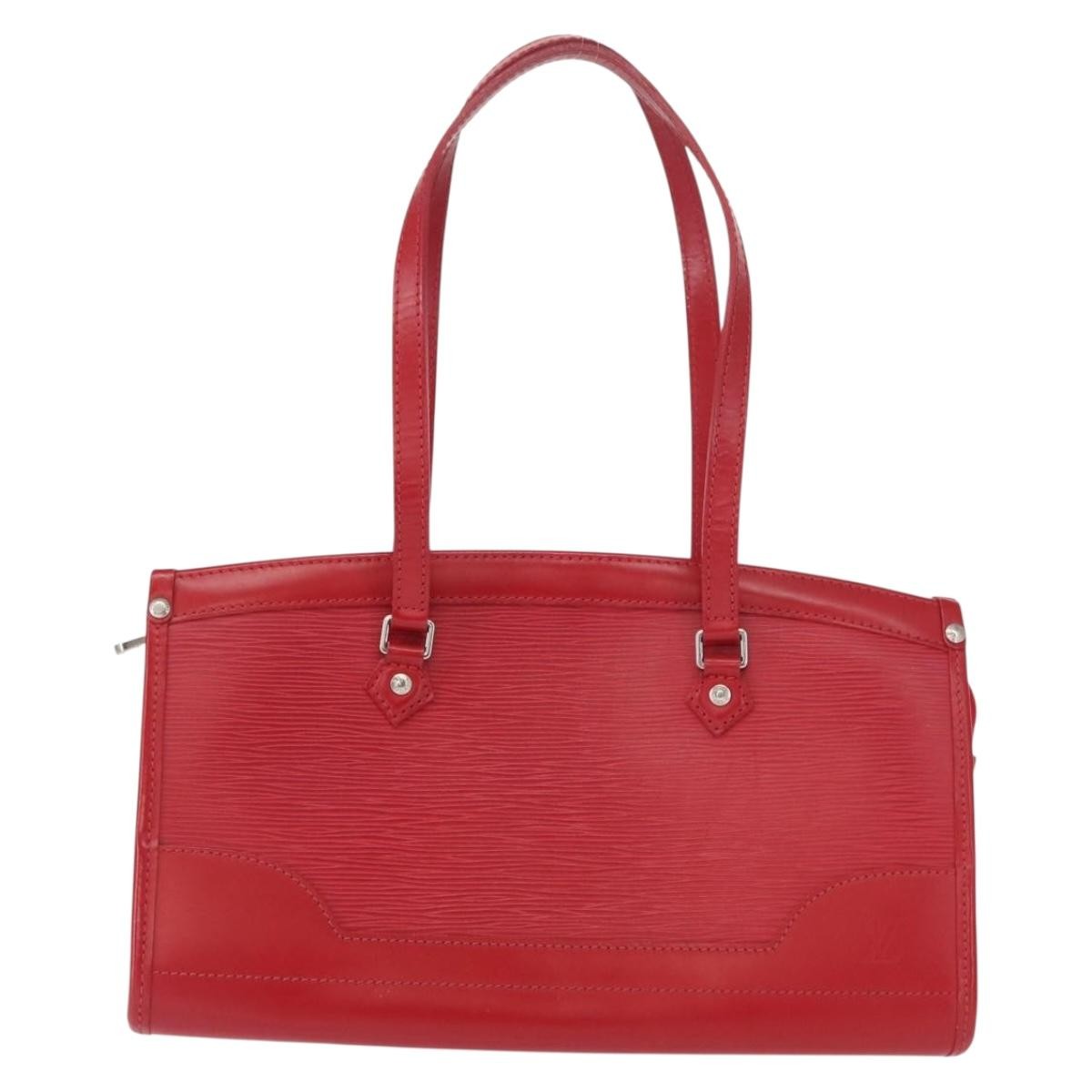 Louis Vuitton Madeleine Handbag Epi Leather Red Epi Leather Handbag