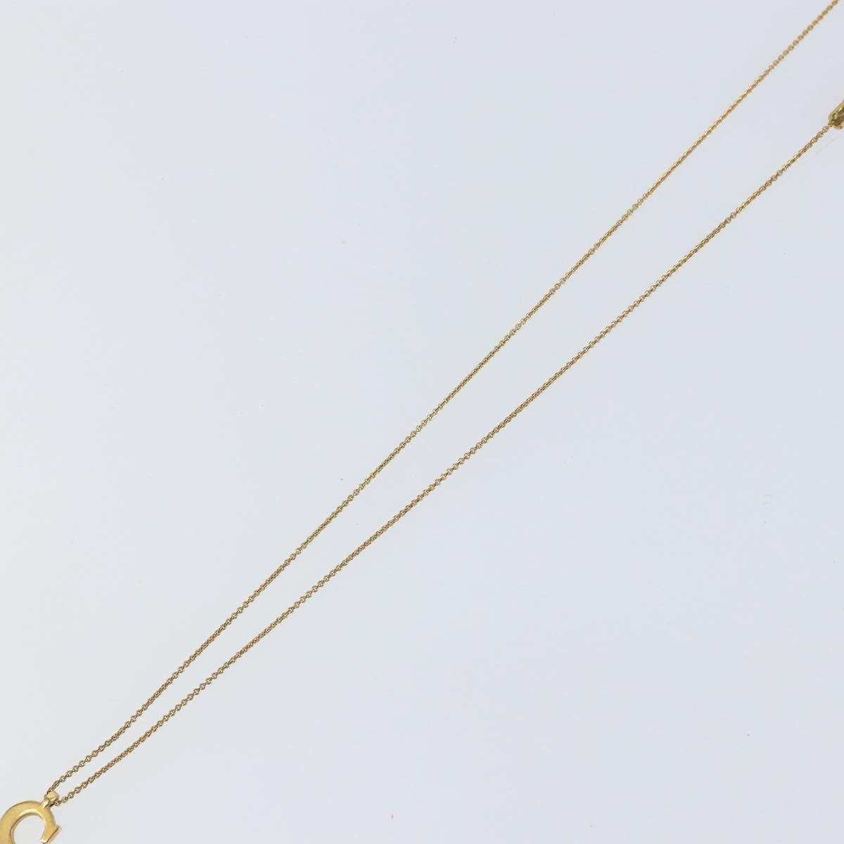 Christian Dior Cd Pendant Necklace Metal Gold Metal Necklace Jewelry (Pre-Owned)