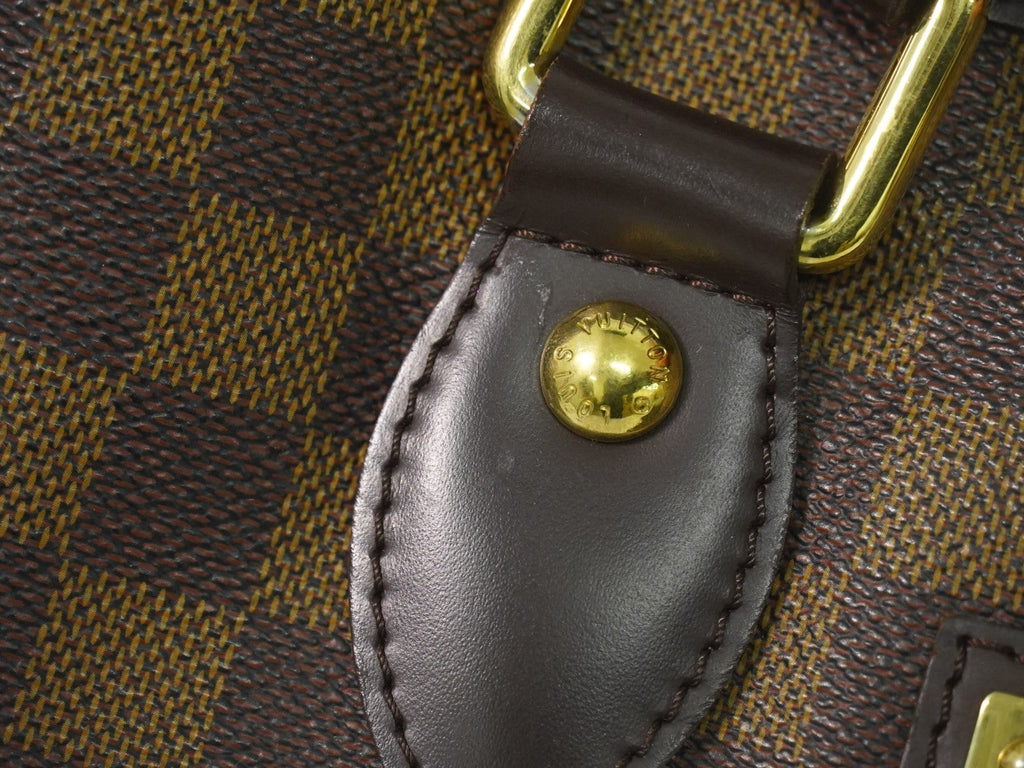 Louis Vuitton Hampstead Handbag Damier Brown Canvas Tote Bag