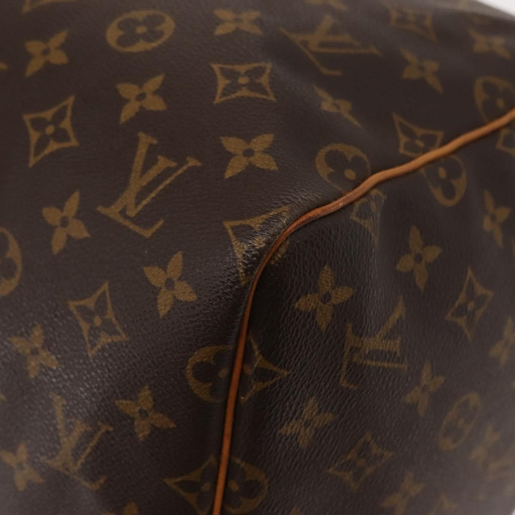 Louis Vuitton Keepall Bag Monogram Canvas Brown Canvas Travel Bag