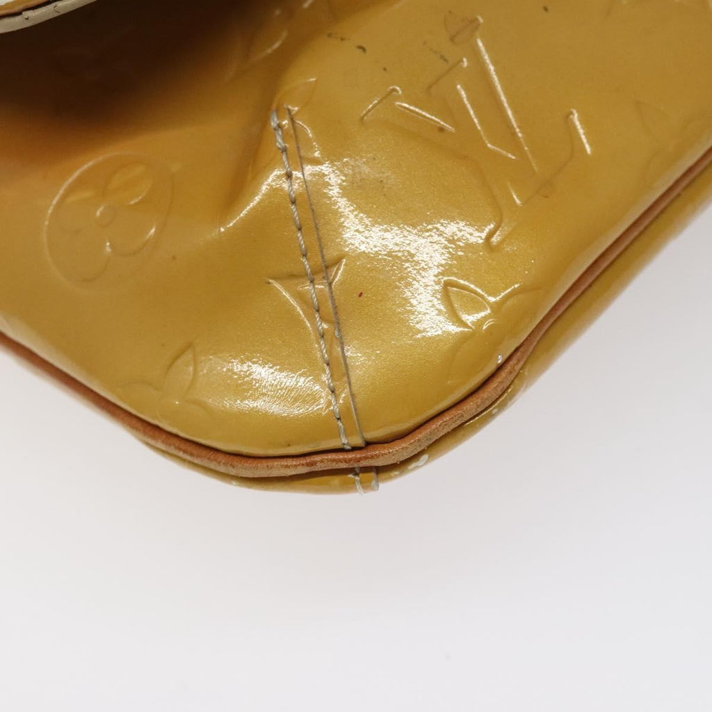 Louis Vuitton Thompson Street Handbag Monogram Vernis Beige Patent_Leather Bag