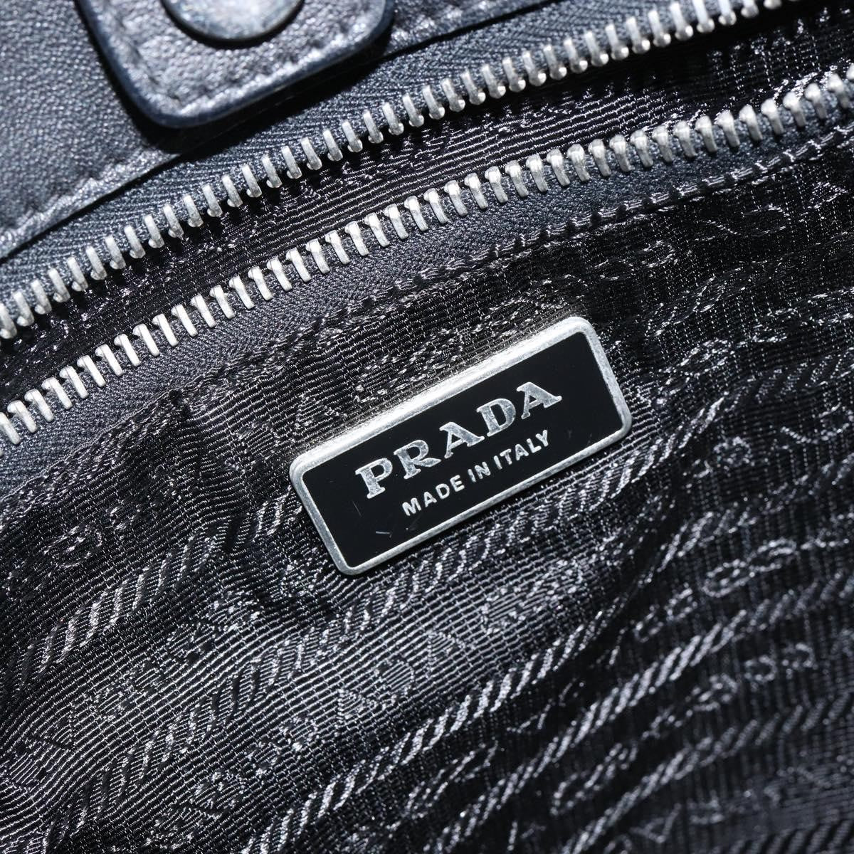 Prada Bow Tote Tessuto With Leather Black Nylon Tote Bag Bag