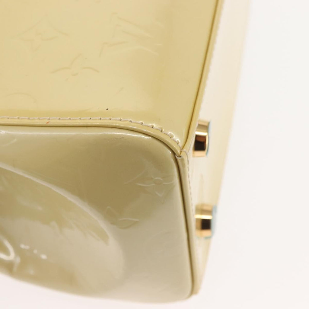 Louis Vuitton Brea Handbag Monogram Vernis Beige Patent_Leather Bag