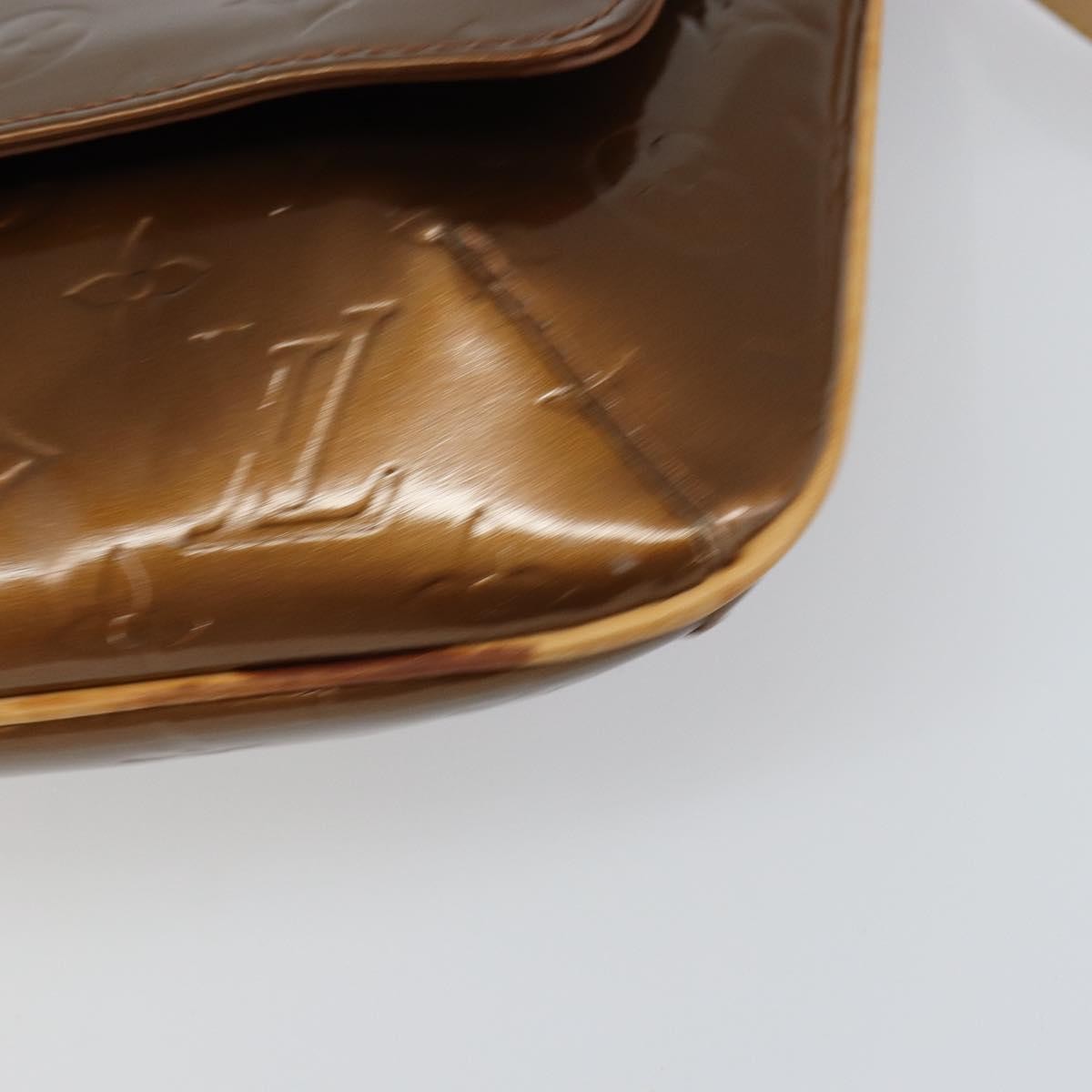 Louis Vuitton Thompson Street Handbag Monogram Vernis Brown Patent_Leather Shoulder Bag