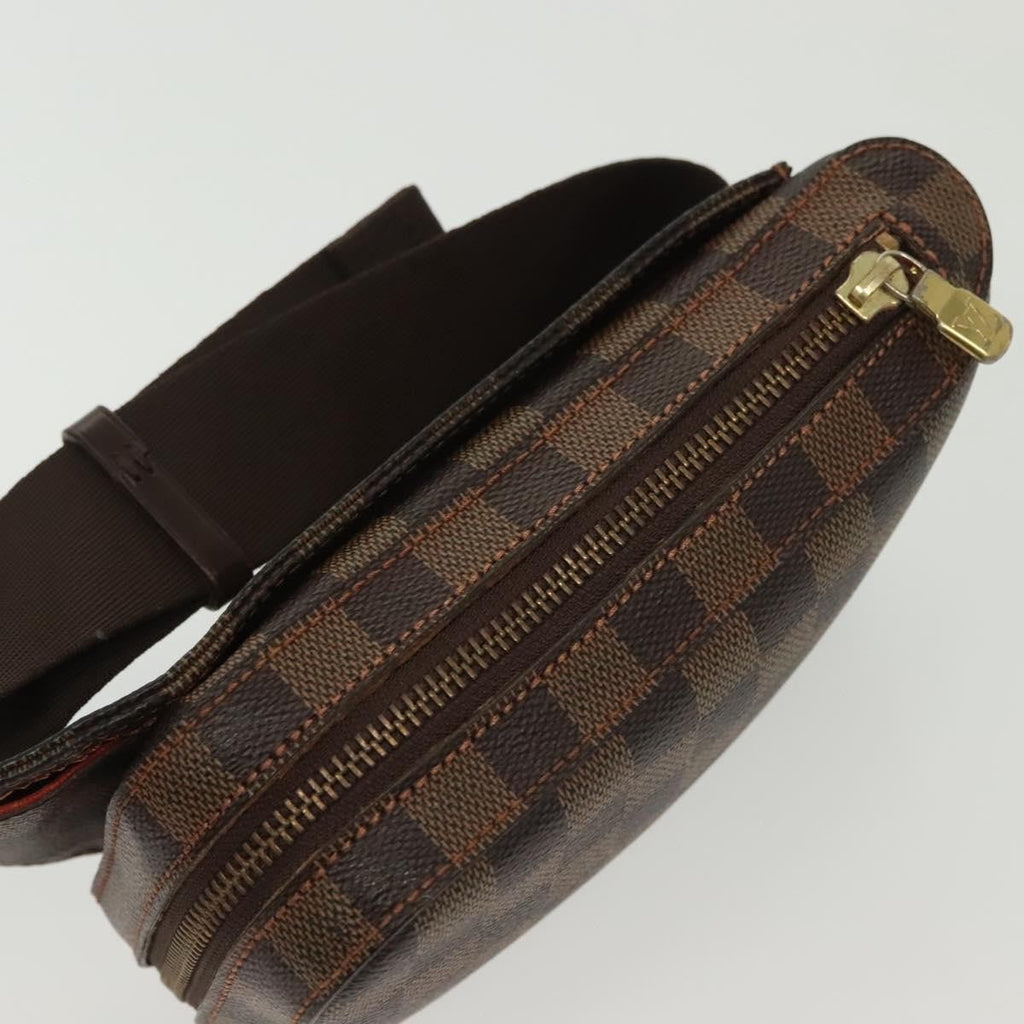 Louis Vuitton Geronimos Waist Bag Damier Brown Canvas Shoulder Bag