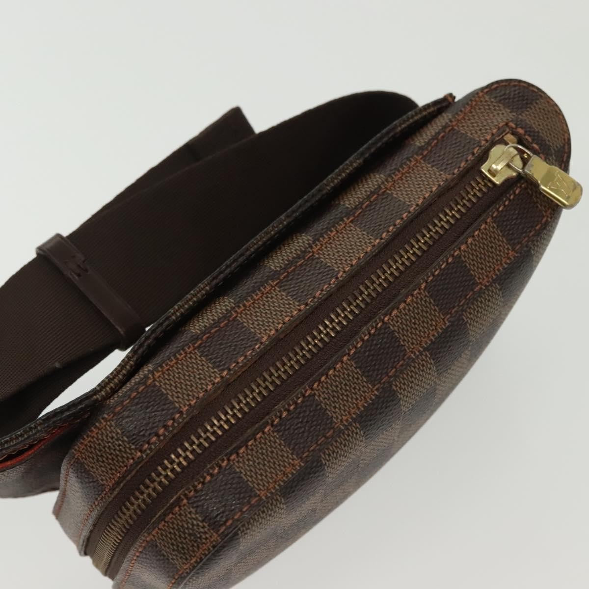 Louis Vuitton Geronimos Waist Bag Damier Brown Canvas Shoulder Bag