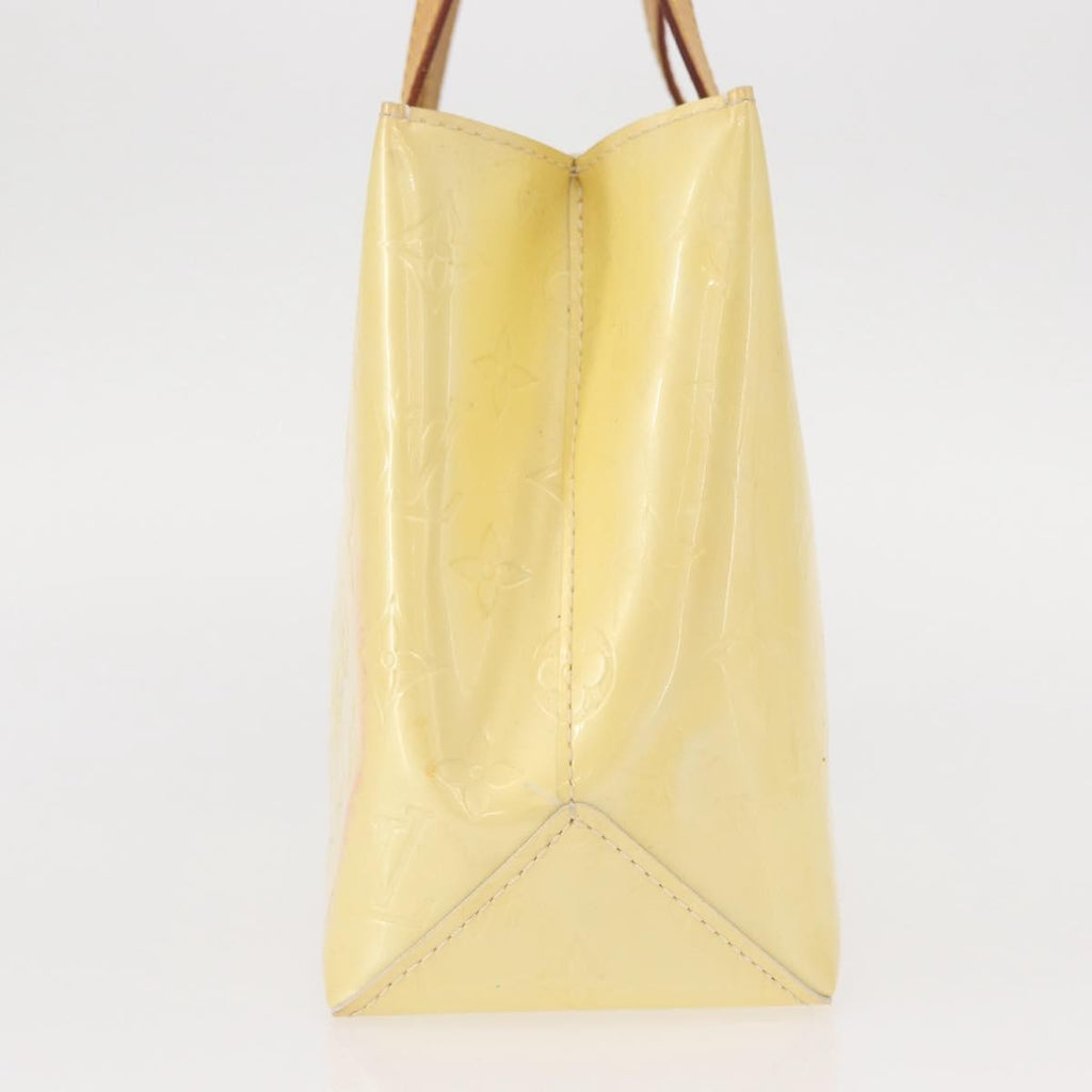 Louis Vuitton Reade Handbag Monogram Vernis Beige Patent_Leather Tote Bag