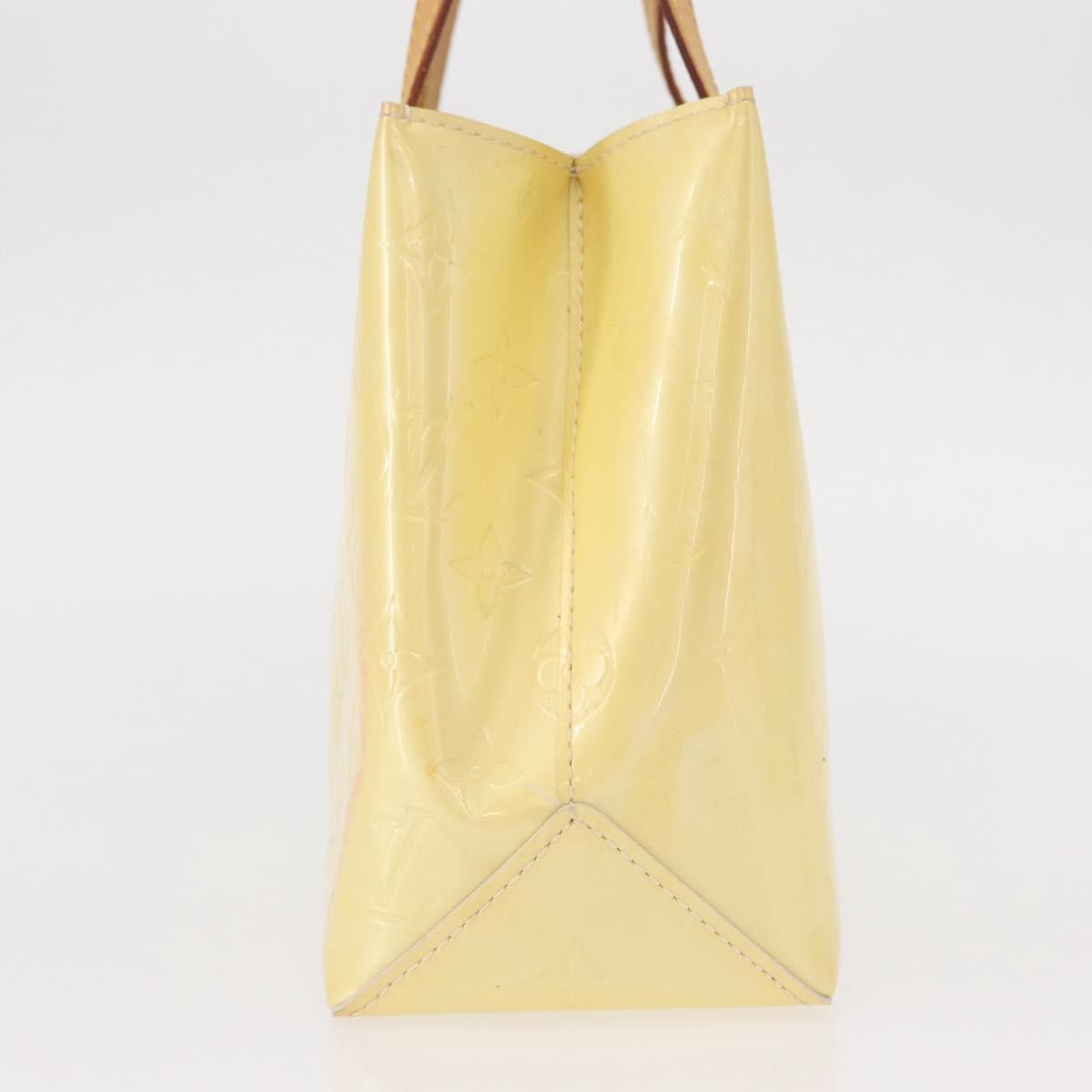Louis Vuitton Reade Handbag Monogram Vernis Beige Patent_Leather Tote Bag