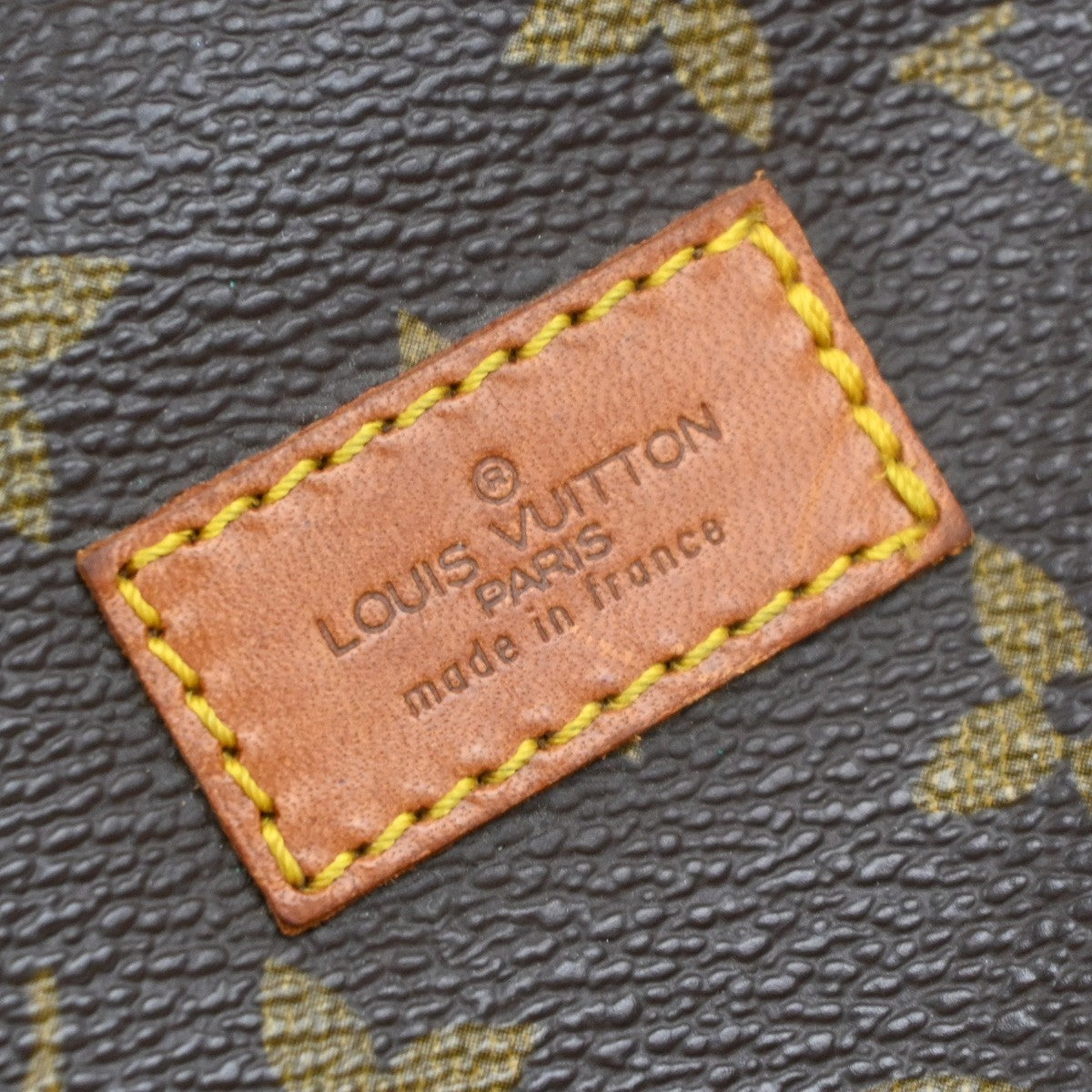Louis Vuitton Saumur Handbag Monogram Canvas Brown Canvas Shoulder Bag