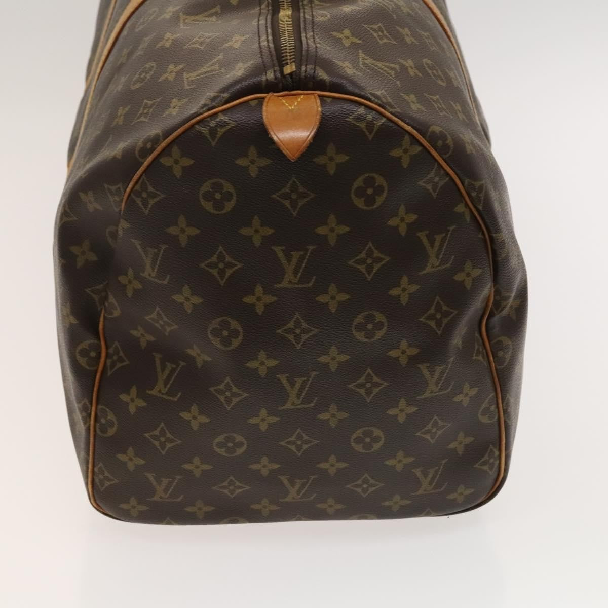 Louis Vuitton Keepall Bag Monogram Canvas Brown Canvas Travel Bag