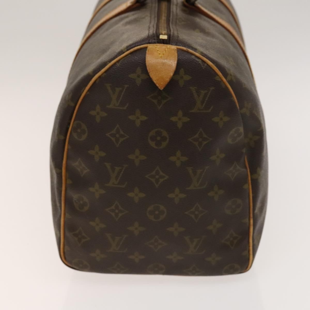 Louis Vuitton Keepall Bag Monogram Canvas Brown Canvas Travel Bag
