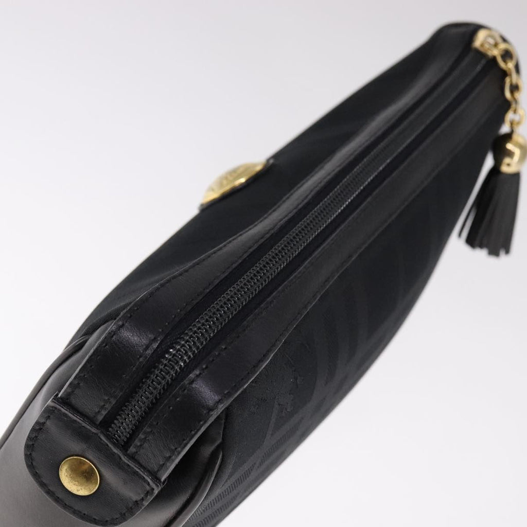 Burberry Nova Check Pochette Canvas Black Canvas Clutche & Pouche Bag