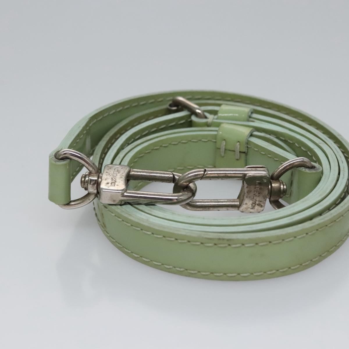Louis Vuitton Alma Handbag Electric Epi Leather Green Patent_Leather Handbag