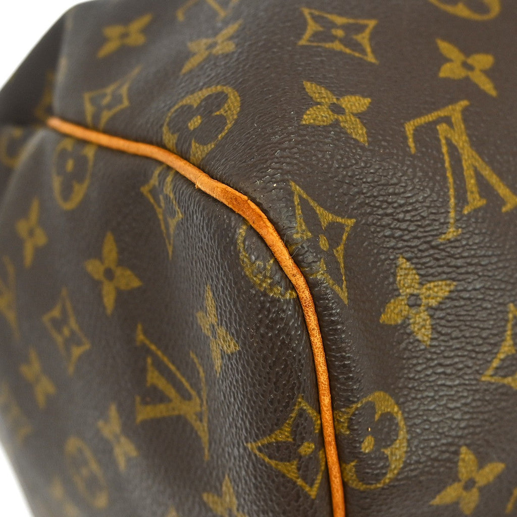 Louis Vuitton Keepall Bag Monogram Canvas Brown Canvas Travel Bag