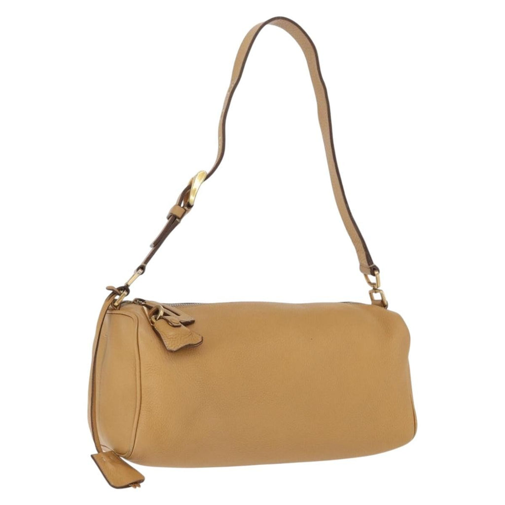 Prada Vintage Shoulder Bag Leather Brown Leather Shoulder Bag Bag