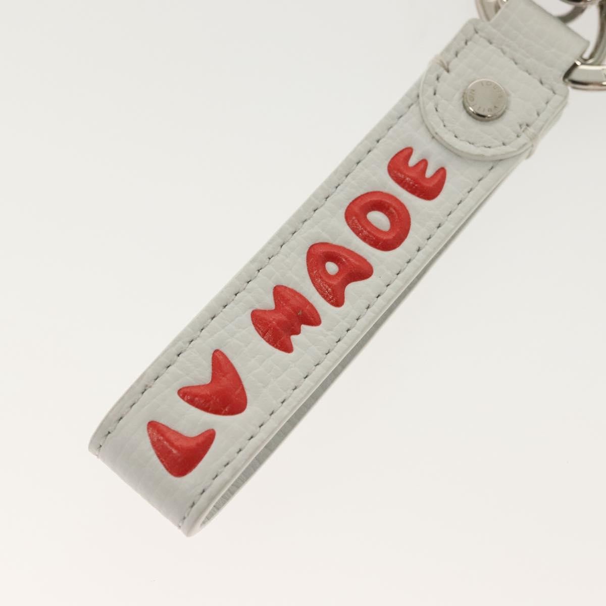 Louis Vuitton Animal Family Bag Charm And Key Holder Metal With Leather White Metal Charms And Keychains Accessory
