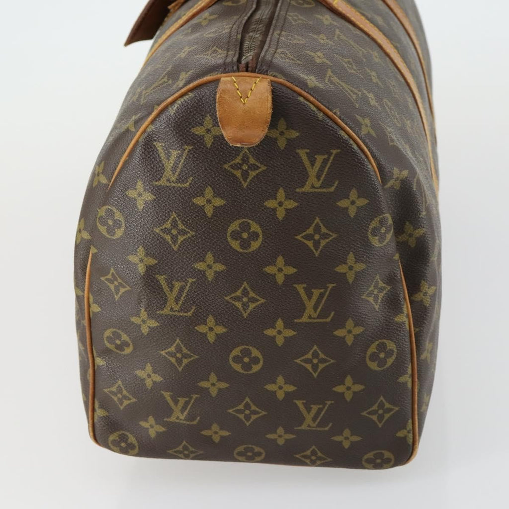 Louis Vuitton Keepall Bag Monogram Canvas Brown Canvas Travel Bag