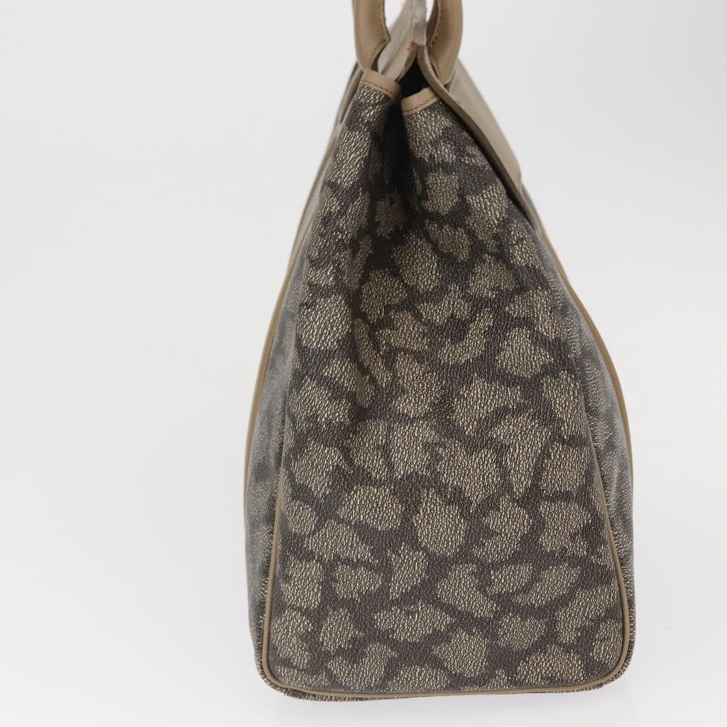 Saint Laurent Vintage Handbag Pvc Leather Gray Pvc Handbag (Pre-Owned)
