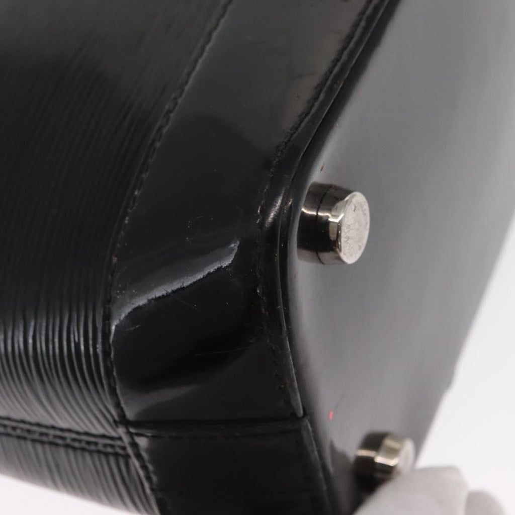 Louis Vuitton Mirabeau Handbag Electric Epi Leather Black Leather Handbag