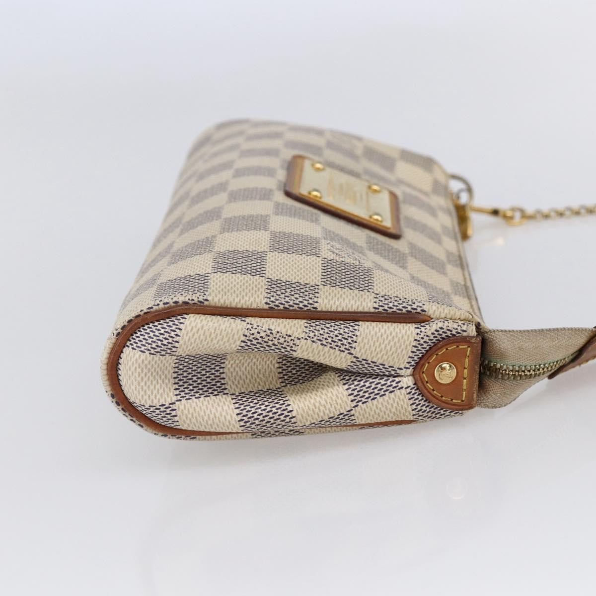 Louis Vuitton Eva Handbag Damier Beige Canvas Bag