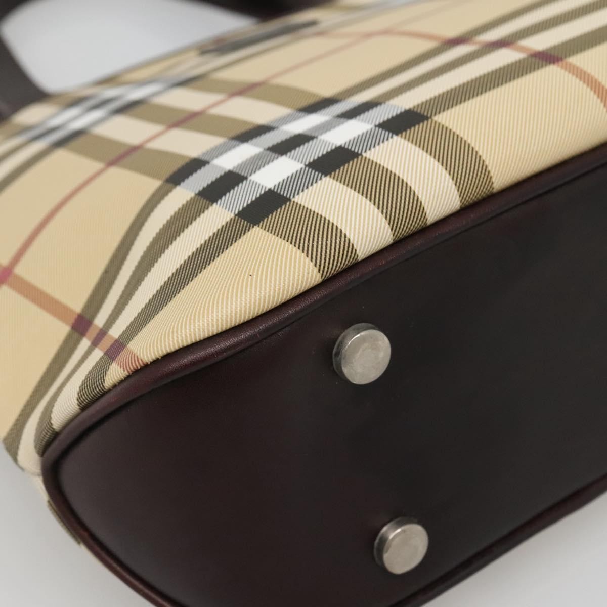 Burberry Nova Check Handbag Nova Check Canvas Beige Canvas Handbag