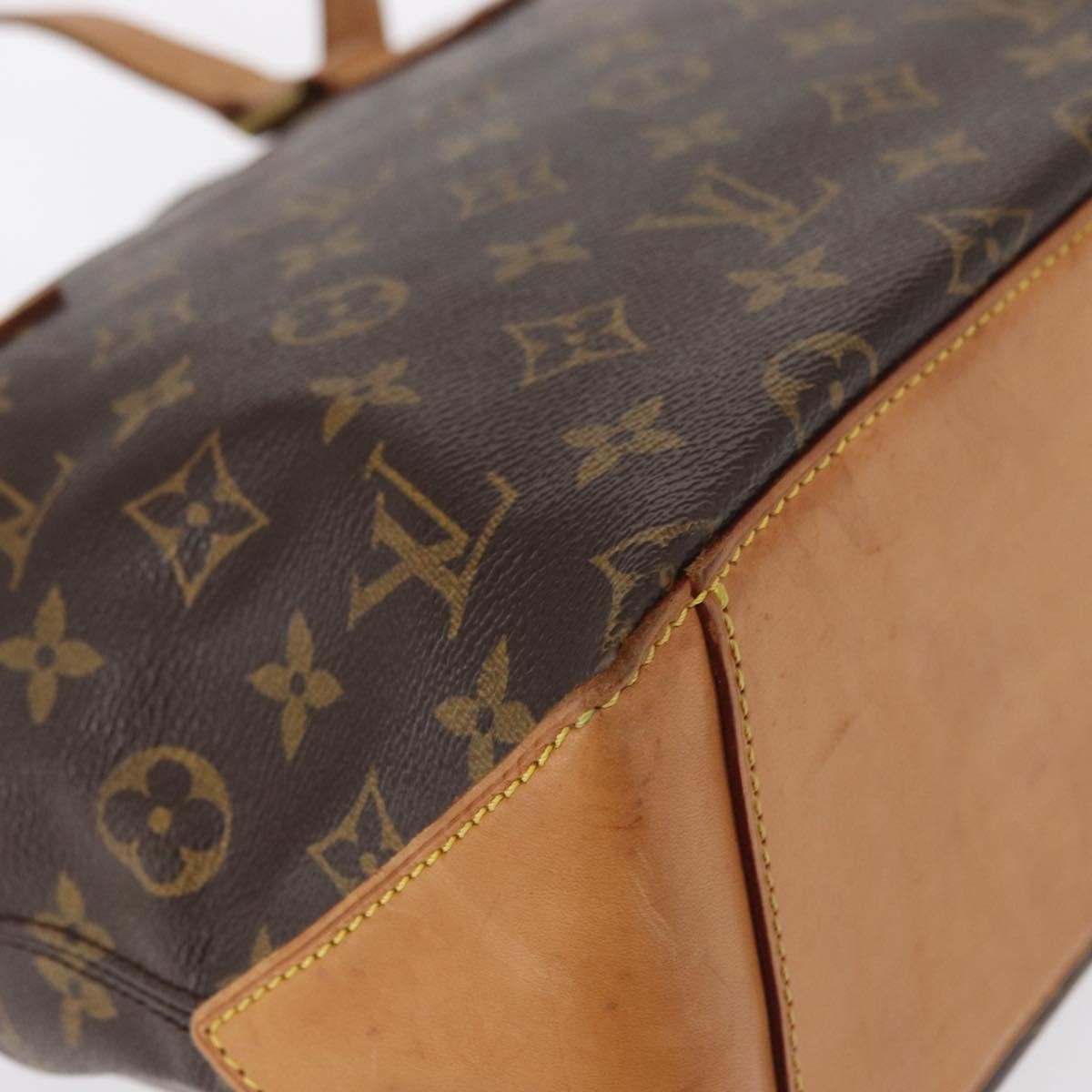 Louis Vuitton Cabas Mezzo Monogram Canvas Brown Canvas Tote Bag