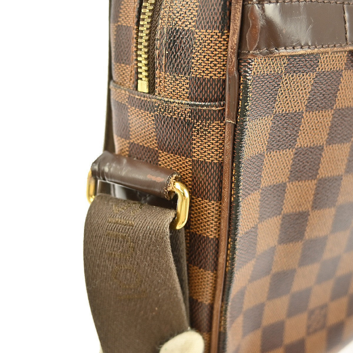 Louis Vuitton Shelton Messenger Bag Damier Brown Canvas Shoulder Bag