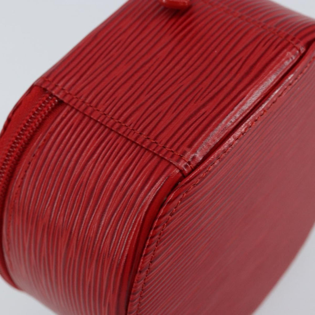 Louis Vuitton Ecrin Bijoux Pouch Epi Leather Red Leather Jewelry Set Jewelry