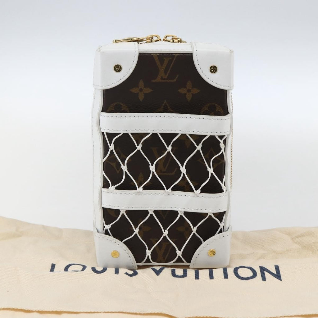 Louis Vuitton X Nba Soft Trunk Phone Box Monogram Canvas White Canvas Clutche & Pouche Bag