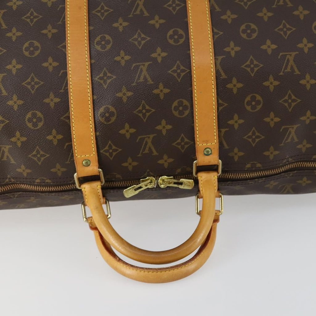 Louis Vuitton Keepall Bag Monogram Canvas Brown Canvas Travel Bag