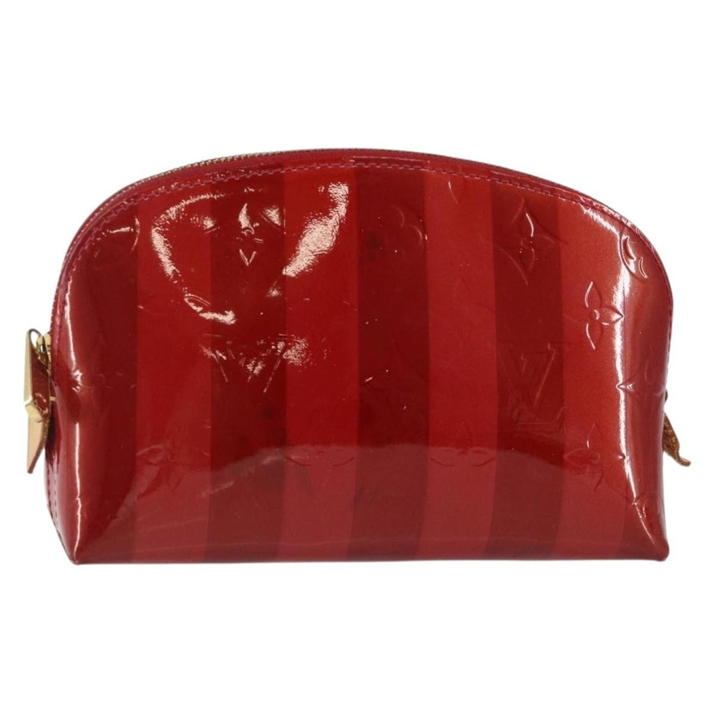 Louis Vuitton Cosmetic Pouch Electric Epi Leather Red Patent_Leather Bag