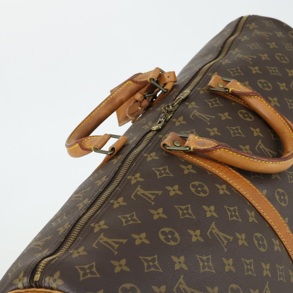 Louis Vuitton Keepall Bag Monogram Canvas Brown Canvas Travel Bag
