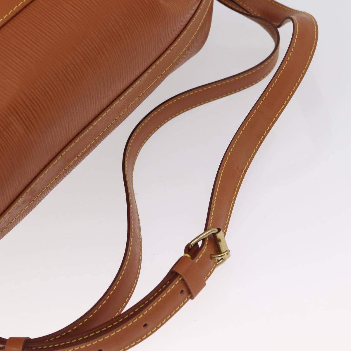 Louis Vuitton Randonnee Backpack Epi Leather Brown Leather Backpack Bag