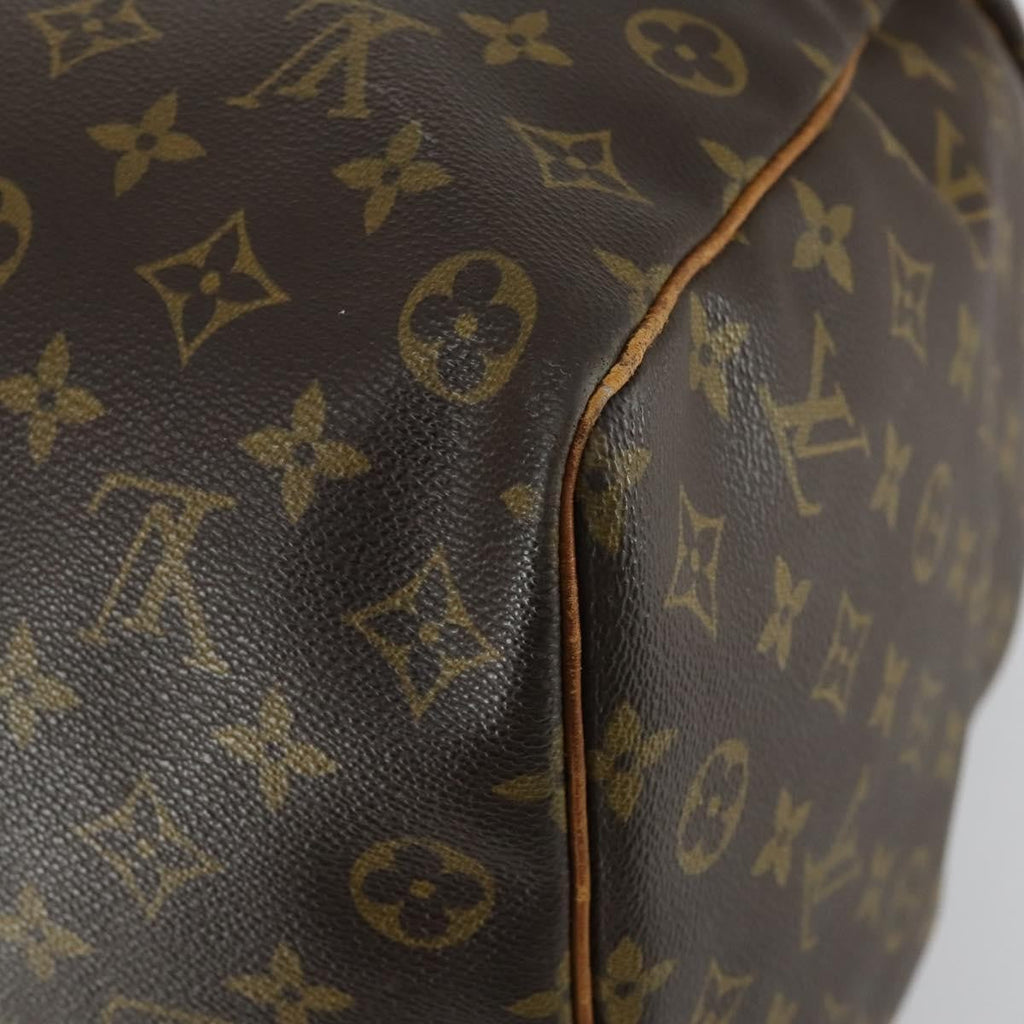 Louis Vuitton Keepall Bag Monogram Canvas Brown Canvas Travel Bag